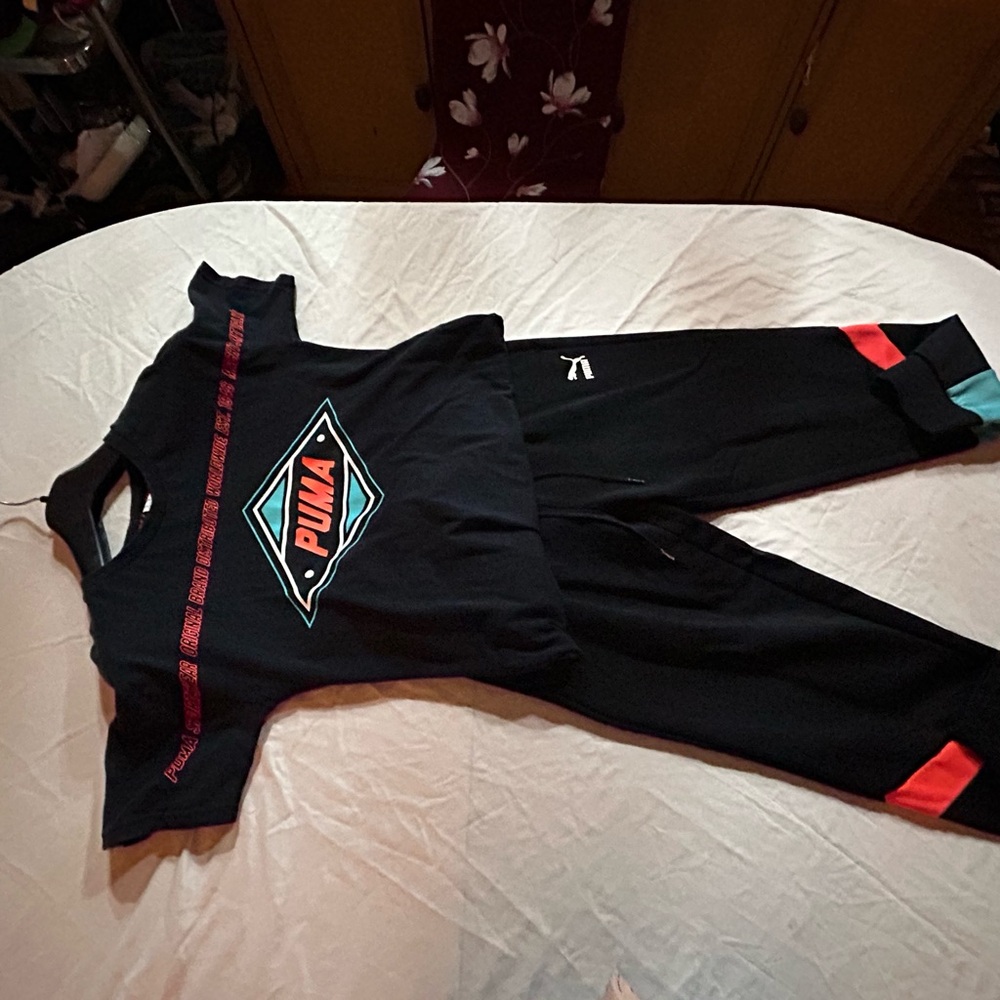 Puma shirt and sweatpants